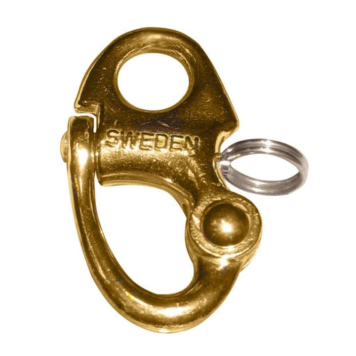 Ronstan Brass Snap Shackle - Fixed Bail - 59.3mm (2-5/16) Length [RF6002] 1st Class Eligible, Brand_Ronstan, Sailing, Sailing |