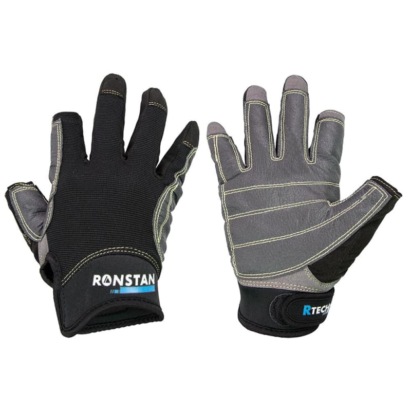 Ronstan Sticky Race Gloves - 3-Finger - Black - XS [CL740XS] 1st Class Eligible, Brand_Ronstan, Sailing, Sailing | Accessories, Sailing |