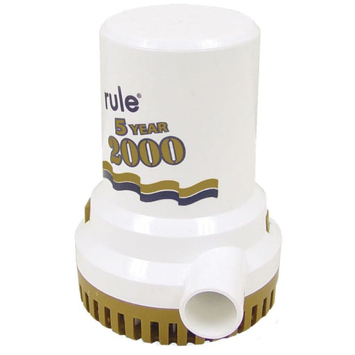 Rule 2000 G.P.H. Gold Series Bilge Pump [09] Brand_Rule, Marine Plumbing & Ventilation, Marine Plumbing & Ventilation | Bilge Pumps Bilge