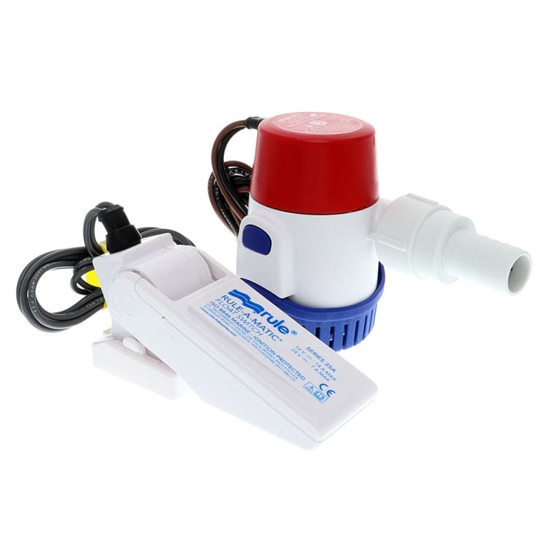 Rule 360 GPH Standard Bilge Pump Kit w/Float Switch - 12V [24DA-35A] Brand_Rule, Marine Plumbing & Ventilation, Marine Plumbing &