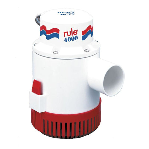 Rule 4000 Non-Automatic Bilge Pump - 12V [56D] Brand_Rule, Marine Plumbing & Ventilation, Marine Plumbing & Ventilation | Bilge Pumps Bilge