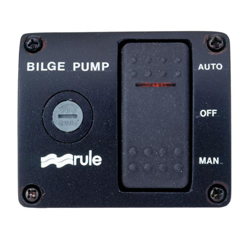Rule Deluxe 3-Way Lighted Rocker Panel Switch [43] 1st Class Eligible, Brand_Rule, Marine Plumbing & Ventilation, Marine Plumbing &