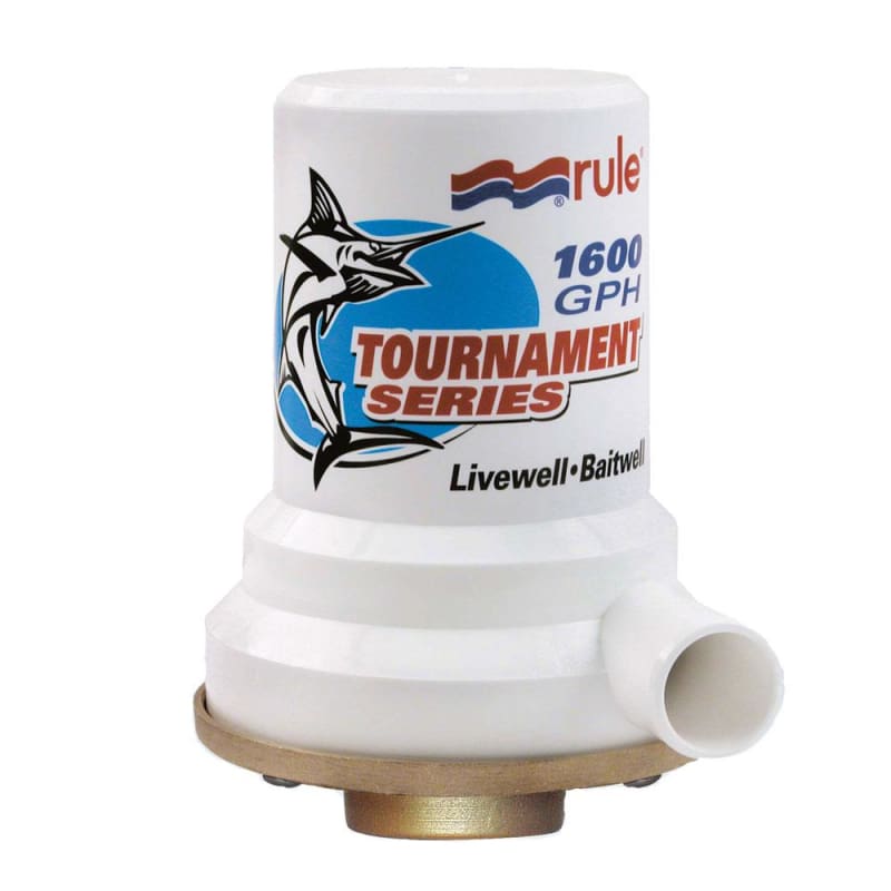 Rule Tournament Series Bronze Base 1600 GPH Livewell Pump [209B] Brand_Rule, Marine Plumbing & Ventilation, Marine Plumbing & Ventilation |