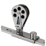 Schaefer Spring Loaded/Lined Slide/Stainless Steel f/1-1/4 T-Track [705-92] Brand_Schaefer Marine, Sailing, Sailing | Blocks Blocks CWR