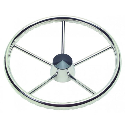 Schmitt Ongaro 170 Finger Grip Destroyer 5-Spoke 13.5 Stainless Steel Cap 3/4 Tapered Shaft w/Knob [1731321FGK-R] Brand_Schmitt & Ongaro