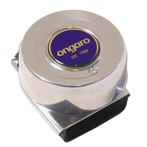 Schmitt Ongaro All-Stainless Mini Compact Single Horn - 12V [10036] 1st Class Eligible, Boat Outfitting, Boat Outfitting | Horns,