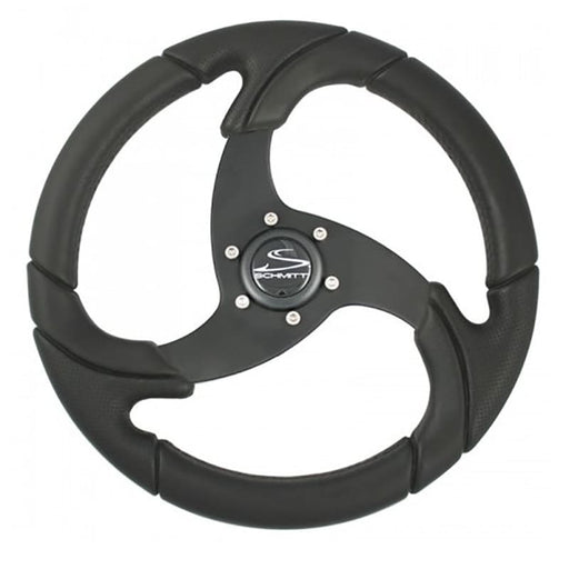 Schmitt Ongaro Folletto 14.2 Wheel - Black Polished Polyurethane - 3/4 Tapered Shaft w/Black Center Cap [PU026104-R] Brand_Schmitt & Ongaro
