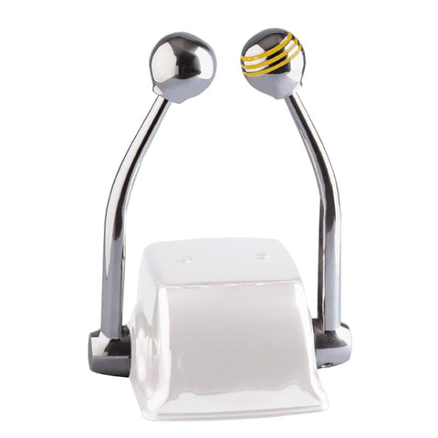 Schmitt Ongaro Standard Control Arm Set w/Gold Throttle Knob Plain Shift Knob [50055] Boat Outfitting, Boat Outfitting | Engine Controls,