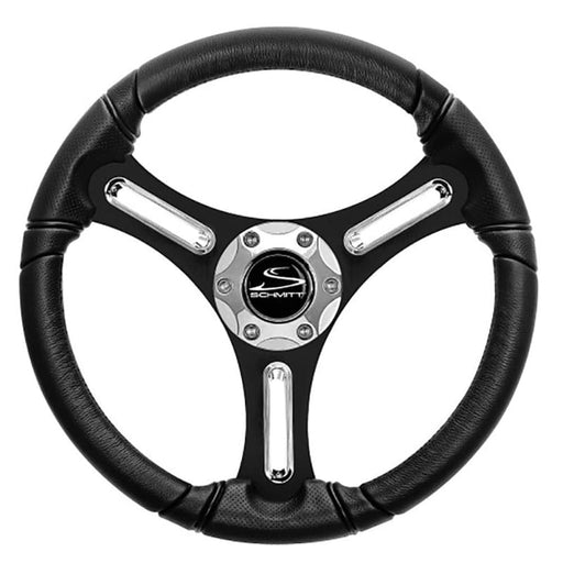 Schmitt Ongaro Torcello 14 Wheel - 03 Series - Polyurethane Wheel w/Chrome Trim Cap - Brushed Spokes - 3/4 Tapered Shaft [PU033104-12]