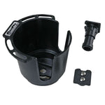 Scotty 311 Drink Holder w/Bulkhead/Gunnel Mount & Rod Holder Post Mount - Black [311-BK] 1st Class Eligible, Boat Outfitting, Boat 