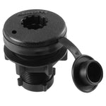 Scotty Compact Threaded Round Deck Mount [444-BK] 1st Class Eligible, Brand_Scotty, Hunting & Fishing, Hunting & Fishing | Rod Holders, 