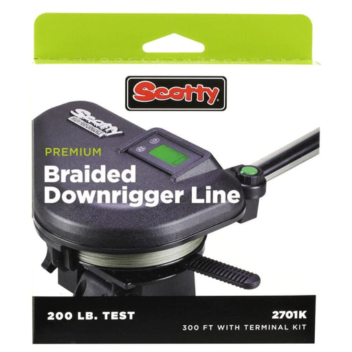 Scotty Premium Power Braid Downrigger Line - 300ft of 200lb Test [2701K] 1st Class Eligible, Brand_Scotty, Hunting & Fishing, Hunting & 