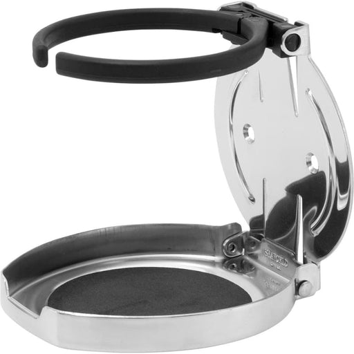 Sea-Dog Adjustable Folding Drink Holder - 304 Stainless Steel [588250-1] 1st Class Eligible, Boat Outfitting, Boat Outfitting | Deck / 