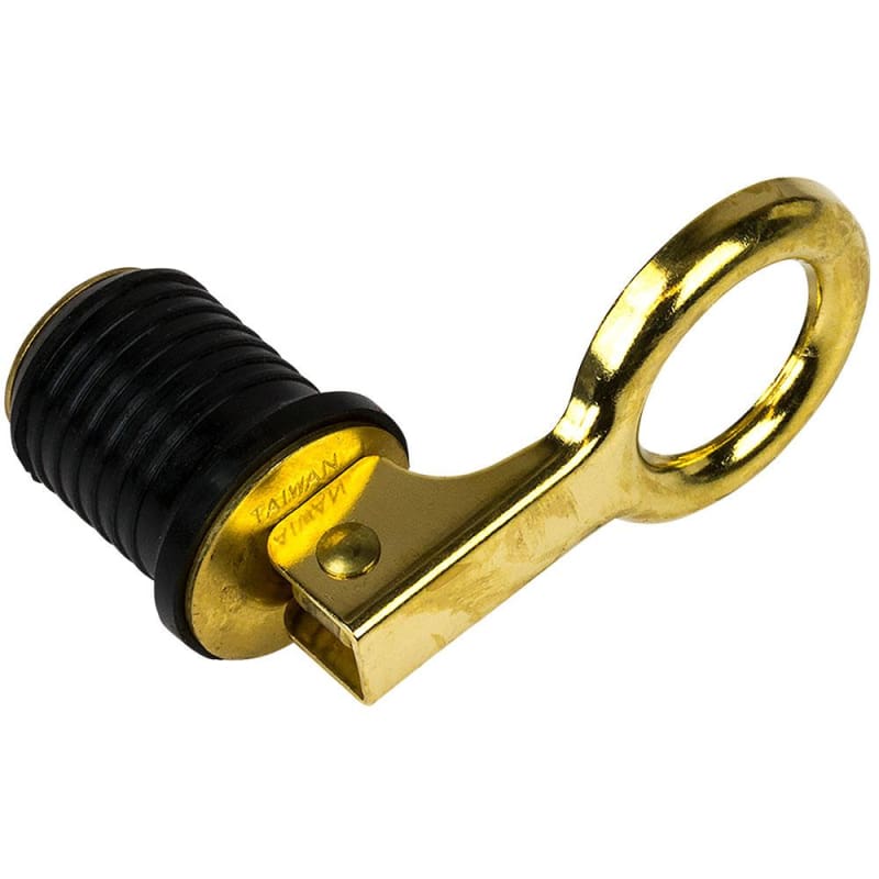 Sea-Dog Brass Snap Handle Drain Plug - 1 [520070-1] 1st Class Eligible, Boat Outfitting, Boat Outfitting | Accessories, Brand_Sea-Dog 