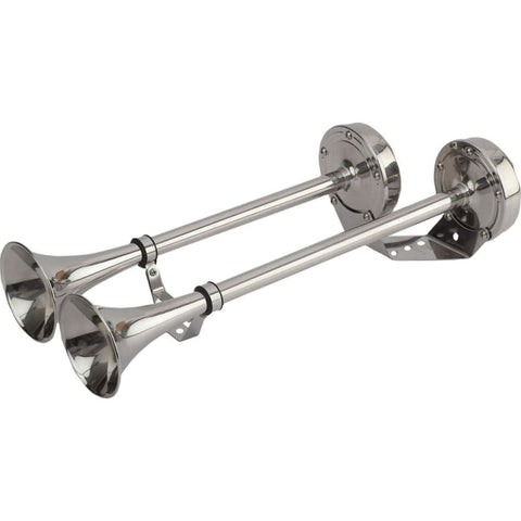 Sea-Dog MaxBlast Stainless Steel Trumpet 12V Horn - Dual [431520-1] Boat Outfitting, Boat Outfitting | Horns, Brand_Sea-Dog Horns CWR