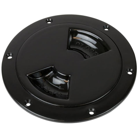 Sea-Dog Quarter-Turn Smooth Deck Plate w/Internal Collar - Black - 5 [336355-1] 1st Class Eligible, Brand_Sea-Dog, Marine Hardware, Marine 