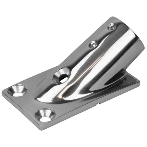 Sea-Dog Rail Base Fitting Rectangular Base 30 316 Stainless Steel - 1-7/8 x 3-3/16 - 1 OD [281301-1] 1st Class Eligible, Boat Outfitting,
