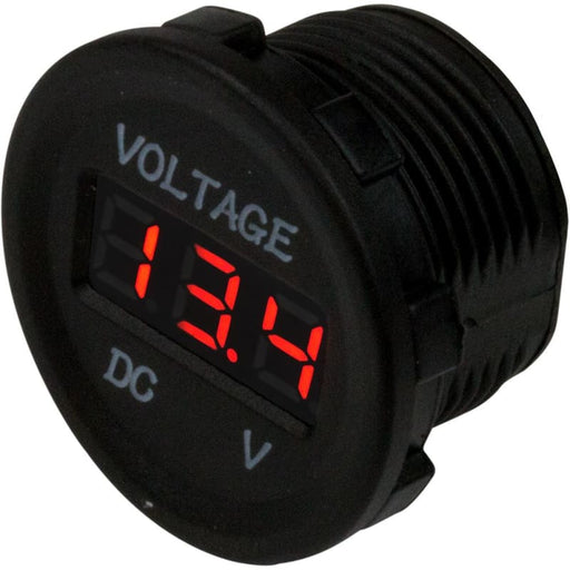 Sea-Dog Round Voltage Meter - 6V-30V [421615-1] 1st Class Eligible, Brand_Sea-Dog, Electrical, Electrical | Meters & Monitoring Meters &