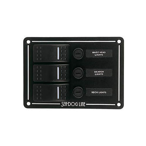 Sea-Dog Switch Panel 3 Circuit [425130-3] Brand_Sea-Dog, Electrical, Electrical | Electrical Panels Electrical Panels CWR