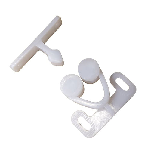 Sea-Dog Twin Roller Door Catch - White [227141-1] 1st Class Eligible, Brand_Sea-Dog, Marine Hardware, Marine Hardware | Latches Latches CWR