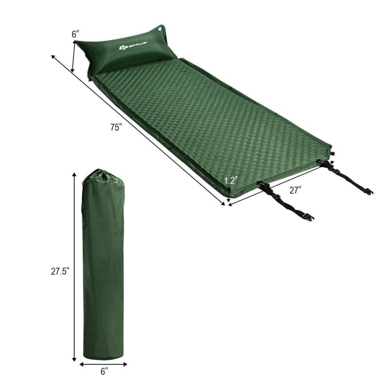 Self Inflating Foam Sleeping Pad Camping | Accessories, Camping | Sleeping Bags, Outdoor | Camping Camping Hunting & Accessories Goplus