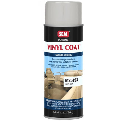 SEM Vinyl Coat - Light Grey - 12oz [M25193] Boat Outfitting, Boat Outfitting | Accessories, Brand_SEM Accessories CWR