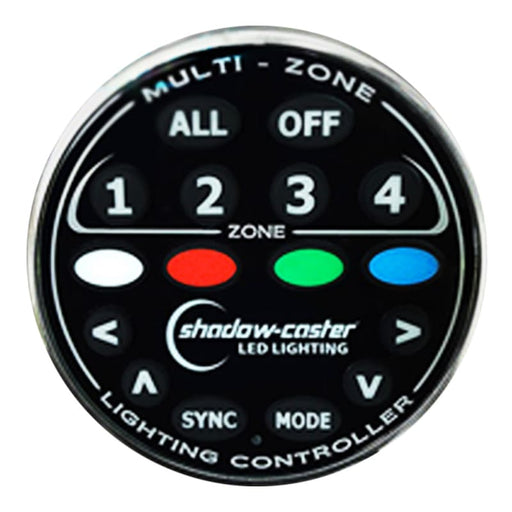Shadow-Caster Round Zone Controller 4 Channel Remote f/MZ-LC or SCM-LC [SCM-ZC-REMOTE] Brand_Shadow-Caster LED Lighting, Lighting, Lighting 