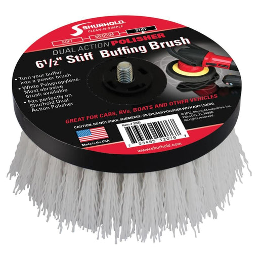 Shurhold 6-1/2 Stiff Brush f/Dual Action Polisher [3205] 1st Class Eligible, Boat Outfitting, Boat Outfitting | Cleaning, Brand_Shurhold, 