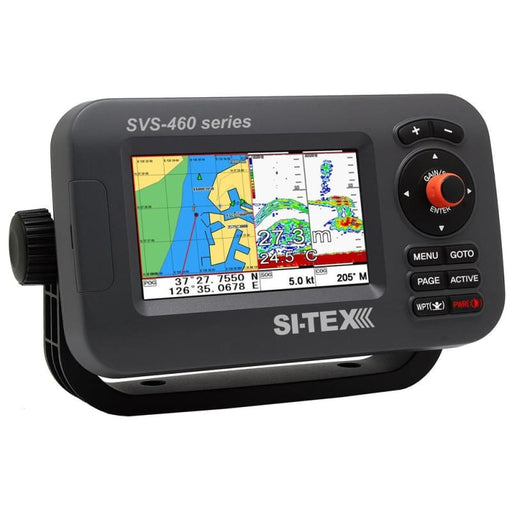 SI-TEX SVS-460CE Chartplotter - 4.3 Color Screen w/Internal External GPS Antennas Navionics+ Flexible Coverage [SVS-460CE] Brand_SI-TEX,