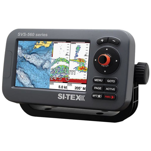 SI-TEX SVS-560CF Chartplotter - 5 Color Screen w/Internal GPS & Navionics+ Flexible Coverage [SVS-560CF] Brand_SI-TEX, Clearance, Marine
