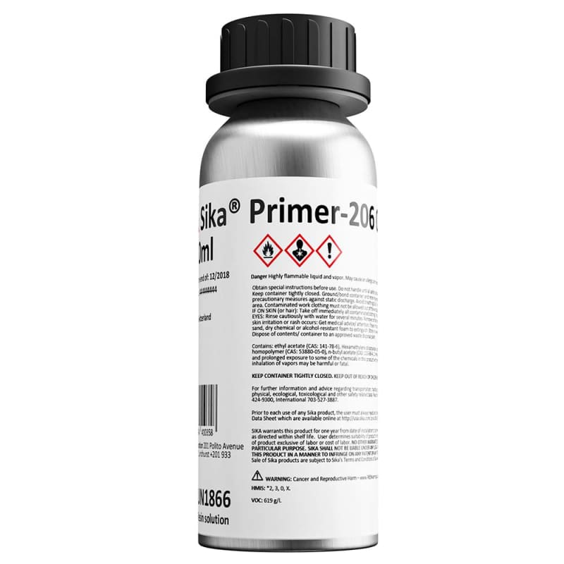 Sika Primer-206 G+P Black 1L Bottle [122775] Boat Outfitting, Boat Outfitting | Adhesive/Sealants, Brand_Sika, Clearance, Hazmat