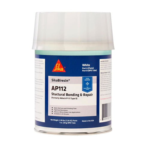 Sika SikaBiresin AP112 + BPO Cream Hardener - White - Quart [611395] Boat Outfitting, Boat Outfitting | Adhesive/Sealants, Brand_Sika