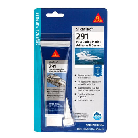 Sika Sikaflex 291 Fast Cure - White - 3oz Tube [610568] 1st Class Eligible, Boat Outfitting, Boat Outfitting | Adhesive/Sealants,