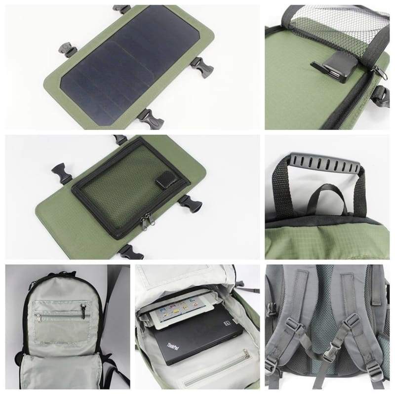 Solar Power Backpack (with Solar Panel Charger) backpack, camping, Camping | Accessories, hiking, Outdoor | Camping Backpacks ECEEN