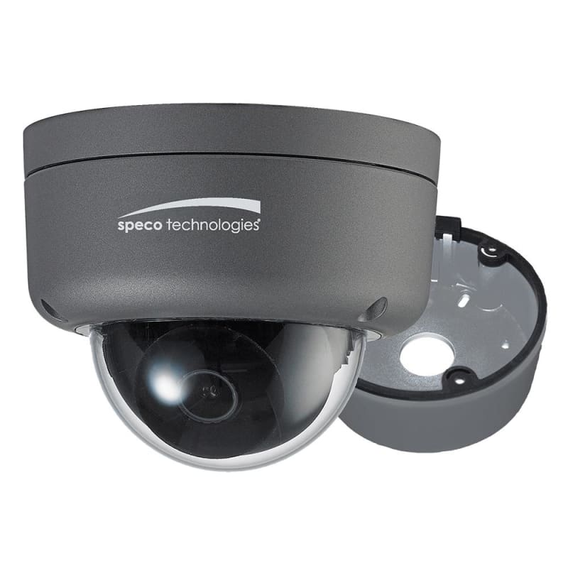 Speco 2MP Ultra Intensifier HD-TVI Dome Camera 3.6mm Lens - Dark Grey Housing w/Included Junction Box [HID8] Brand_Speco Tech, Marine 