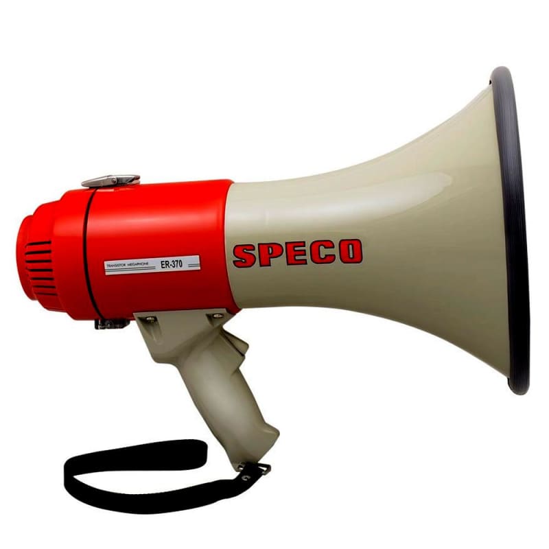 Speco ER370 Deluxe Megaphone w/Siren - Red/Grey - 16W [ER370] Boat Outfitting, Boat Outfitting | Horns, Brand_Speco Tech, Communication, 