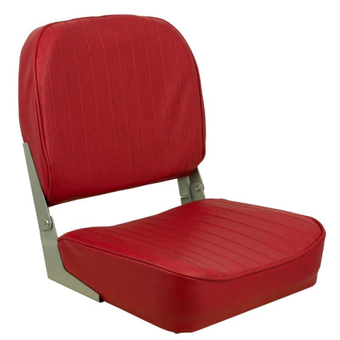 Springfield Economy Folding Seat - Red [1040625] Boat Outfitting, Boat Outfitting | Seating, Brand_Springfield Marine Seating CWR