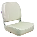 Springfield Economy Folding Seat - White [1040629] Boat Outfitting, Boat Outfitting | Seating, Brand_Springfield Marine Seating CWR