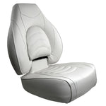Springfield Fish Pro High Back Folding Seat - White [1041606-1] Boat Outfitting, Boat Outfitting | Seating, Brand_Springfield Marine Seating