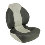Springfield Fish Pro Mid Back Folding Seat - Charcoal/Grey [1041733] Boat Outfitting, Boat Outfitting | Seating, Brand_Springfield Marine