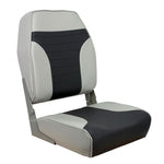 Springfield High Back Multi-Color Folding Seat - Grey/Charcoal [1040663] Boat Outfitting, Boat Outfitting | Seating, Brand_Springfield 