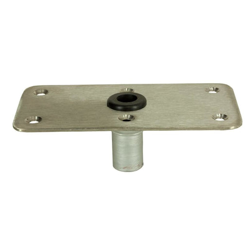 Springfield KingPin 4 x 8 - Stainless Steel - Rectangular Base (Standard) [1620005] Boat Outfitting, Boat Outfitting | Seating,