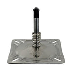 Springfield KingPin 7 x 7 Seat Mount w/Spring - Polished [1614201-PP] Boat Outfitting, Boat Outfitting | Seating, Brand_Springfield Marine 