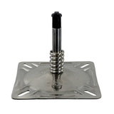 Springfield KingPin 7 x 7 Seat Mount w/Spring - Polished [1614201-PP] Boat Outfitting, Boat Outfitting | Seating, Brand_Springfield Marine 