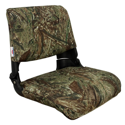 Springfield Skipper Premiun Folding Seat - Mossy Oak Duck Blind w/Black Shell [1061021] Boat Outfitting, Boat Outfitting | Seating,