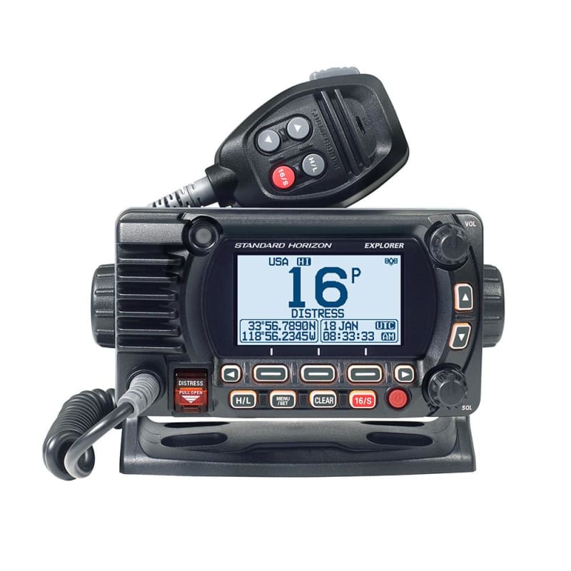 Standard Horizon GX1800G Fixed Mount VHF w/GPS - Black [GX1800GB] Brand_Standard Horizon, Communication, Communication | VHF - Fixed Mount 