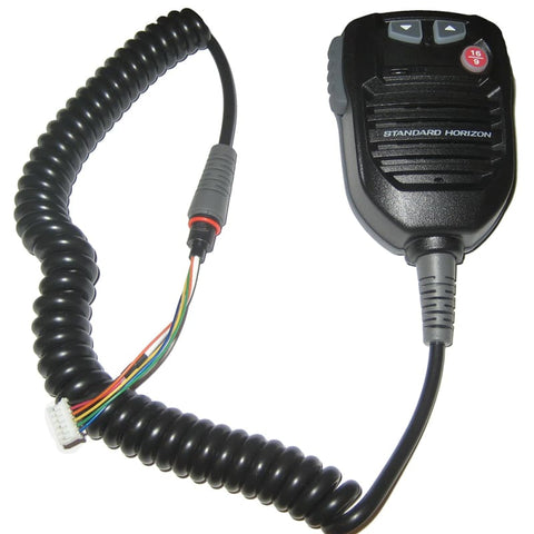 Standard Horizon Replacement VHF Mic f/GX2000B GX2100B GX2150B GX2200B - Black [CS2308402] 1st Class Eligible, Brand_Standard Horizon, 