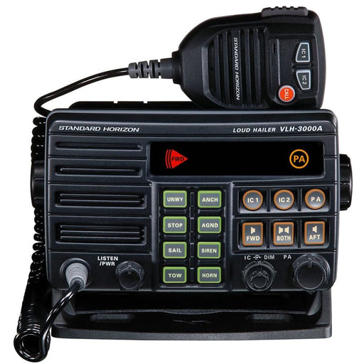 Standard Horizon VLH-3000A 30W Dual Zone PA/Loud Hailer/Fog w/Listen Back & 2 Optional Intercom Stations [VLH-3000A] Brand_Standard Horizon,