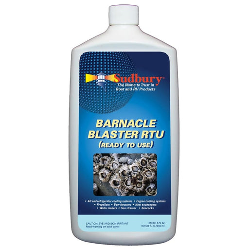 Sudbury Barnacle Blaster RTU Ready To Use - 32oz [870-32] Boat Outfitting, Boat Outfitting | Cleaning, Brand_Sudbury Cleaning CWR
