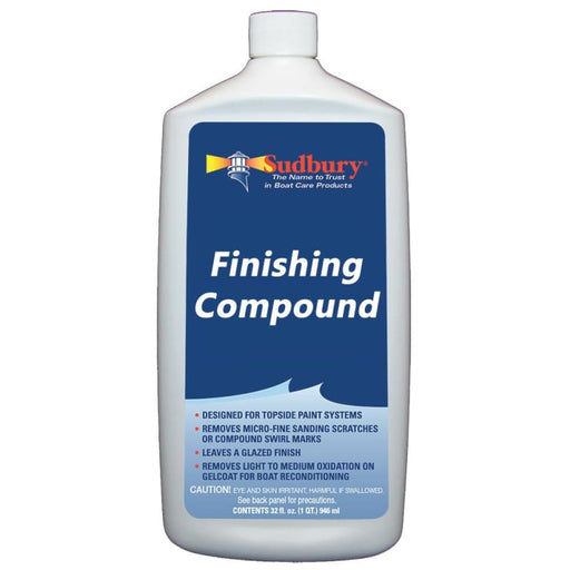 Sudbury Finishing Compound - 32oz Liquid [446] Boat Outfitting, Boat Outfitting | Cleaning, Brand_Sudbury, Clearance, Specials Cleaning CWR
